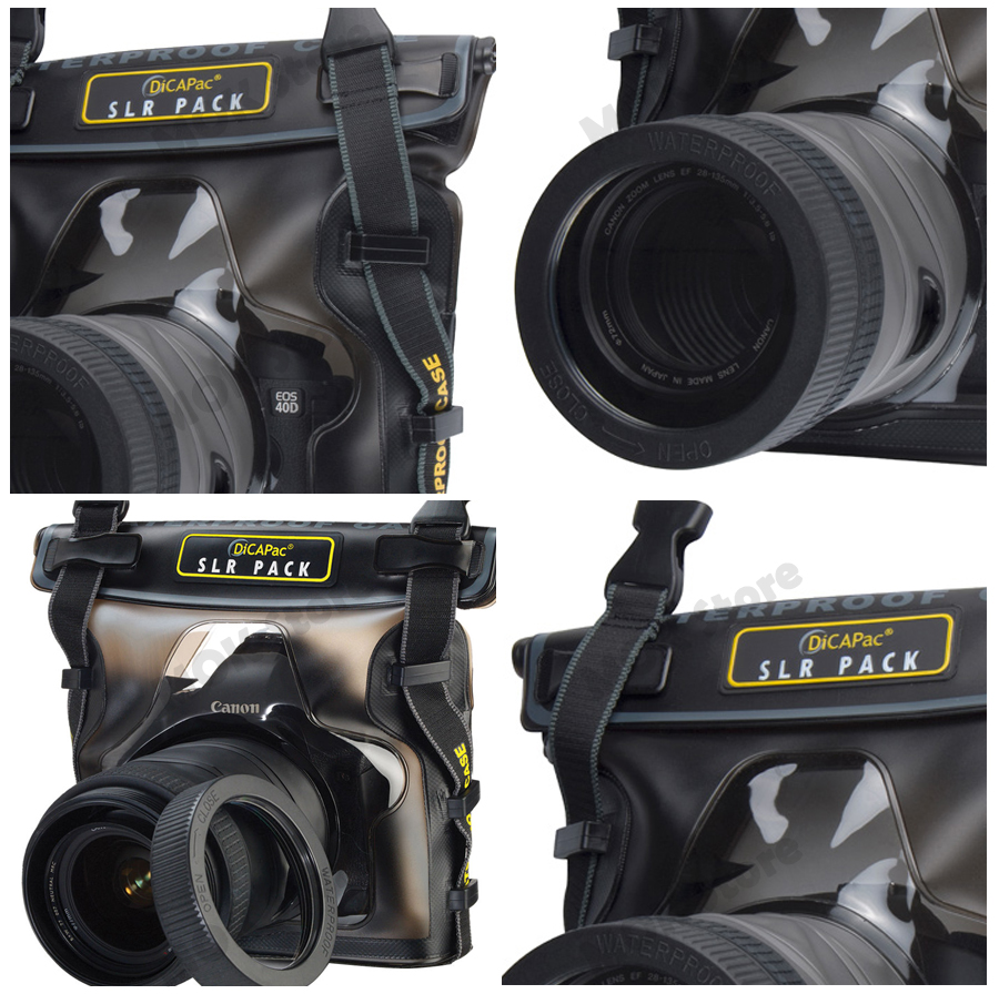 DiCAPac WP-S10 Waterproof case for SLR 5D A77 D7000 7D D4 S5PR_ | eBay